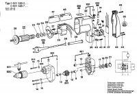 Bosch 0 601 123 042 Drill 240 V / GB Spare Parts